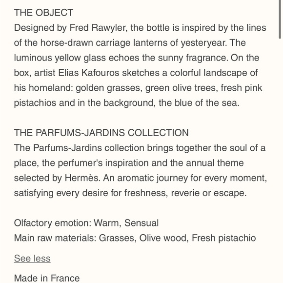 Hermes Un Jardin A Cythere  NWT NIB received as a duplicate gift - Picture 4 of 8